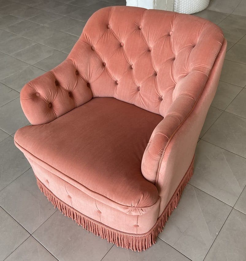 Tapissier d’art — siège restauré par Atelier Paul